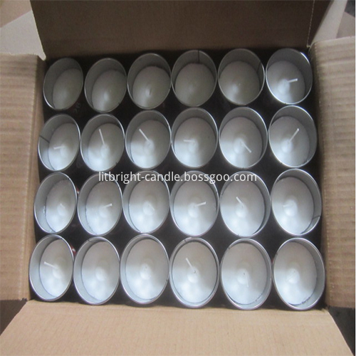 Tin candle holders packing picture