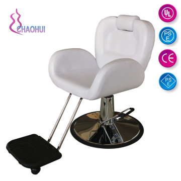 Barber chair with round base