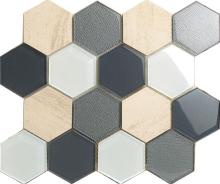 Big Size Material Mixed Hexagon Mosaic