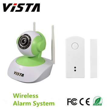 960P Wireless Surveillance Alarm Camera System Door Sensor