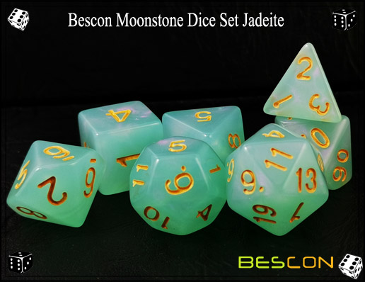 Jadeite Dice Set-1