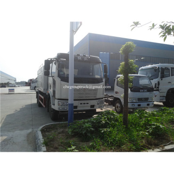 Dongfeng 190hp รถบรรทุกหัวฉีดทำความสะอาดถนน