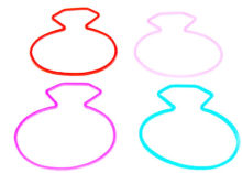 Colorful Custom Rubber Wrist Bands , Children Picture Puzzle Toy