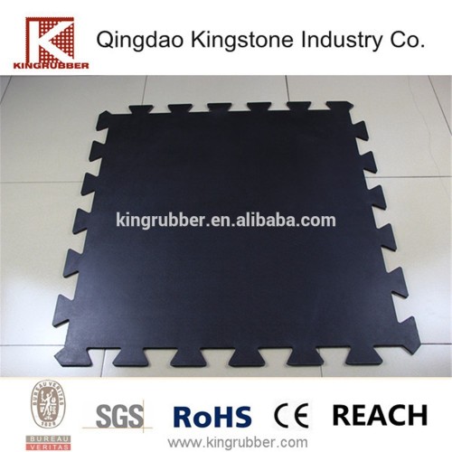 Interlocking Gym Rubber Mats Flooring for Equipment and Fitness Room