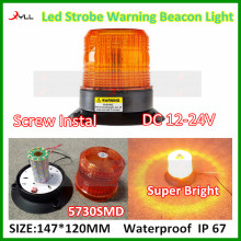 led magnetic flash warning beacon light for police firetruck ambulance vehicle emergency light