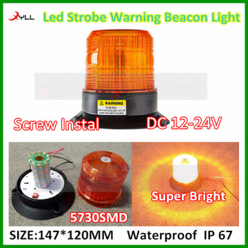 led magnetic flash warning beacon light for police firetruck ambulance vehicle emergency light