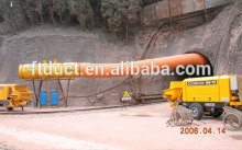 hanging mining tunnel ventilation hose duct