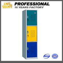 Steel Three Door Wardrobe