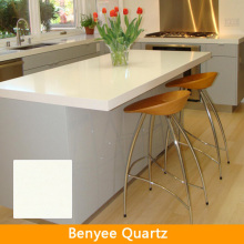 Pure white quartz top, artificial quartz table top