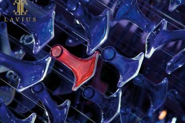 Art custom made lobby chandelier for tall ceilings