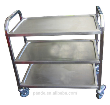 Commercial heavy duty stainless steel hospital food delivery cart