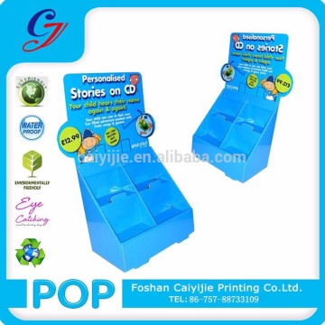 Modern Hot Sale PDQ for CD Counter Top Paper Display Stand