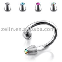 316L screw eyebrow ring jewelry