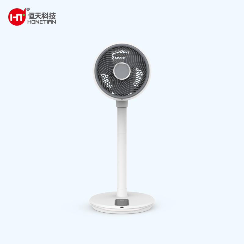 HONETIAN remote control night light low energy LED display 8 timer 14 speeds 4 modes 9 inch 3 blades DC circulator stand fan