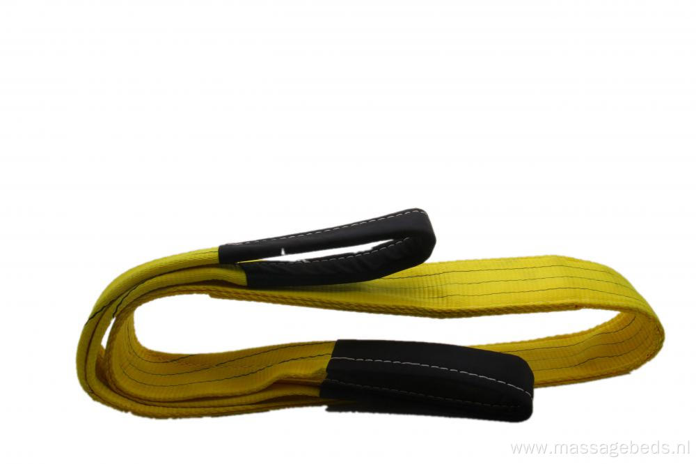 Yellow Color 3T Breaking Strength Polyester Lifting Eye Sling