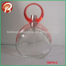 transparent 50ml Glass Perfume Botle with K-resin Cap TBFPX-2