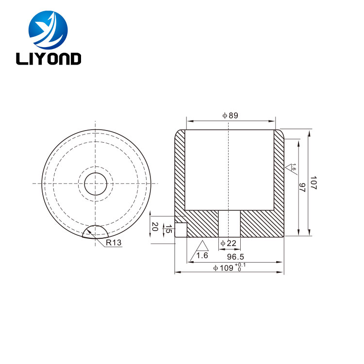 1600A red copper Fixed contact for switchgear