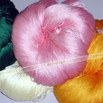 100% polyester cross stitch threads dyed embroidery threads 26s*2/6