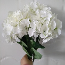 Wholesale 6 Heads Silk Artificial Flower Bouquets Hydrangeas for Sale