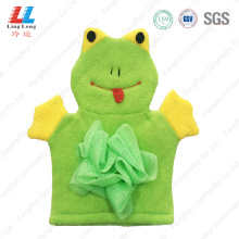 Animal frog bathing children gloves