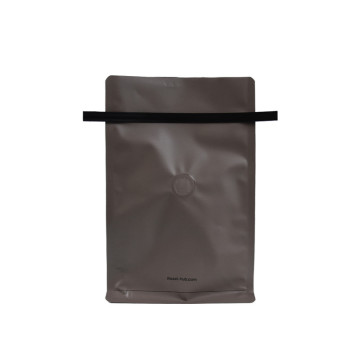Personalizado fácil de lágrima compostable kraft café / bolsas de té