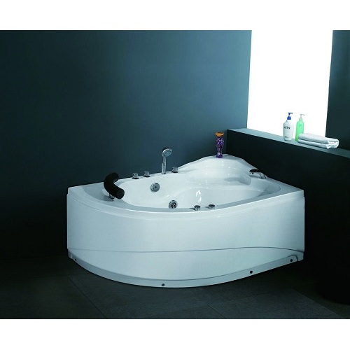 1,5 x 1,0 m Eck-Acryl-Whirlpool-Massage-Hot-Badewanne