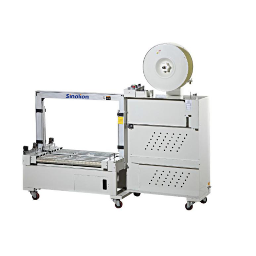 Automatic on-line cartons strapper