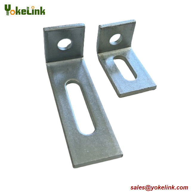 Hornyolt furatú rugós csatorna oszlopalap napkollektorhoz