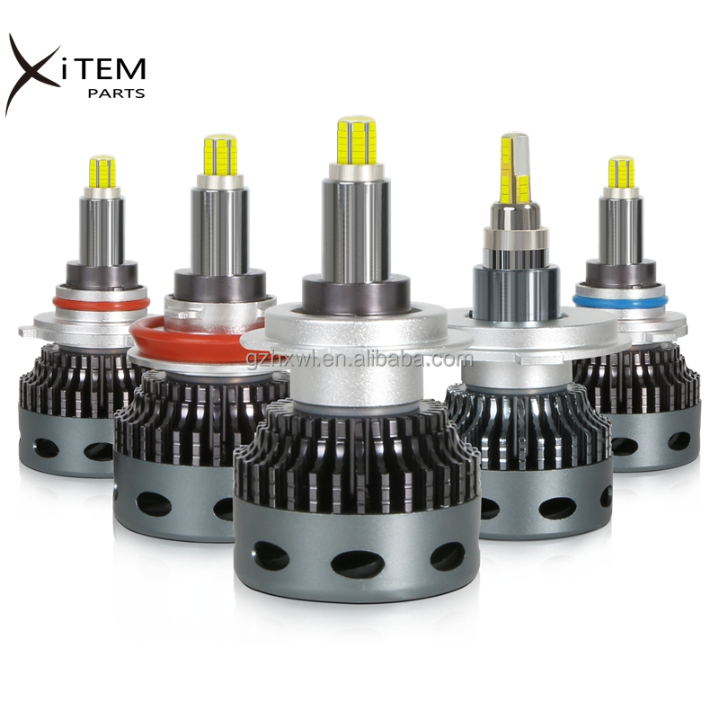 LED Headlight 360 Degree CSP LED 6000K 110W High Low Beam 9012 HIR2 H1 H11 H4 HB3 HB4 H8 H9 9005 canbus auto light bulb