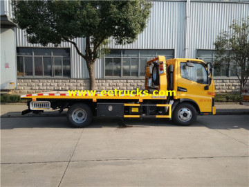 4ton JAC Flatbed Car Towing Vehicles