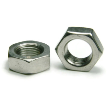 stainless steel carbon hexagon hex thin jam nut