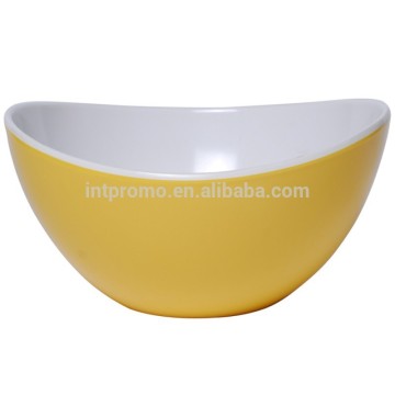 two tone melamine salad bowl