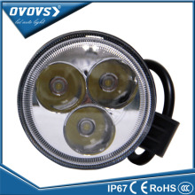Ovovs car accessories 9watt working led light 12V offroad Auto 9w Led Working Light for car