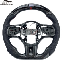 Ever-Carbon Racing ECR Perforated Leather LED Steering Wheel for Mitsubishi Lancer Evo Body Kit