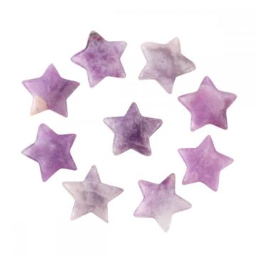 20mm Stone Star Charm Home Decoration Gemstone Star Shape Handmade Pendant Home Decorations