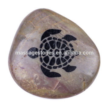 engraved river stone word stone