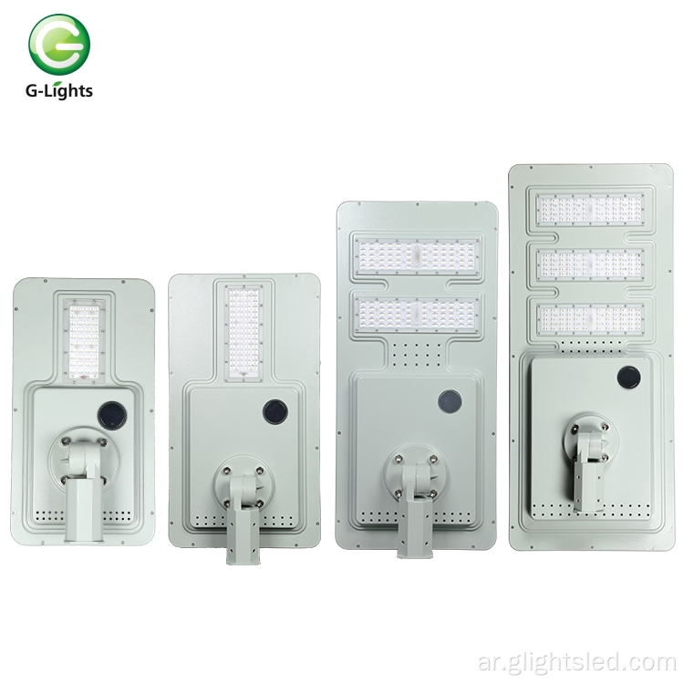 البيع الساخن مقاوم للماء IP65 40watt 60watt 120watt 180watt متكامل كل شيء في ضوء الطريق الشمسي LED LED