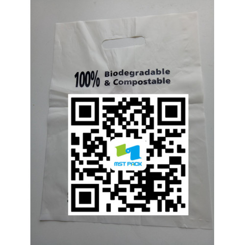 Biobag para composto de degradação de sacolas verdes compostáveis ​​de degradável