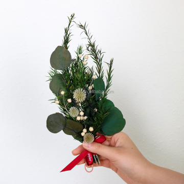 Preserved Foliage Greenery Eucalyptus Small Bouquet for Christmas Decor