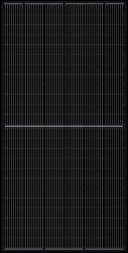 440W 450W Full Black Mono Crystalline Solar Panel