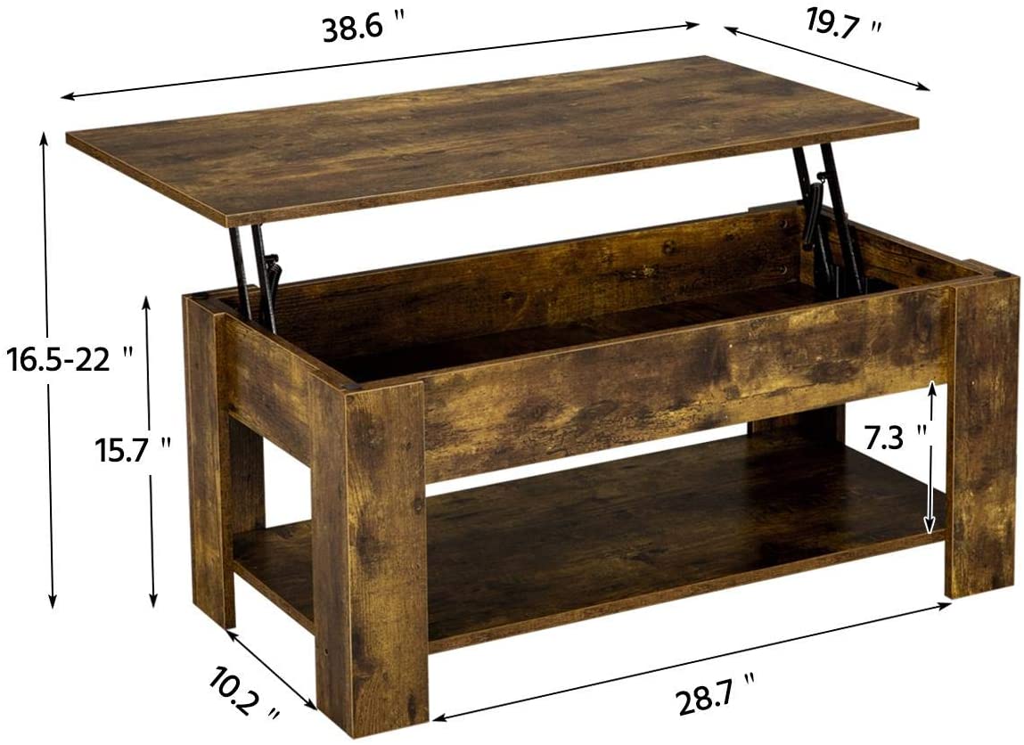  Lift Top Coffee Table