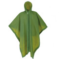 Tissu imperméable de motif de poncho de pluie en plastique