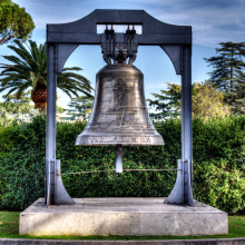 Custom antique large metal brass bronze church bell