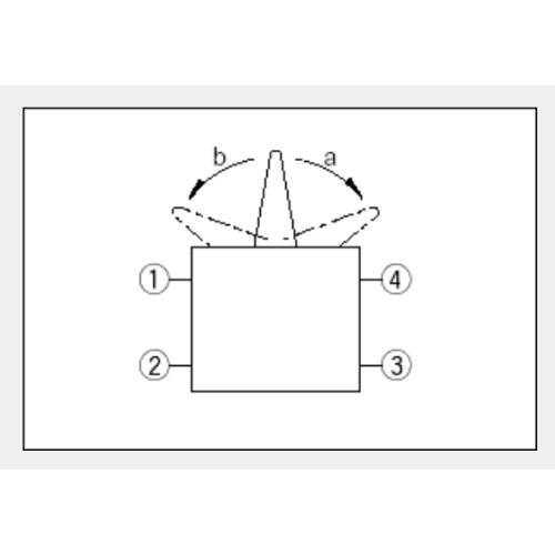 Small two-way perception Detection switch