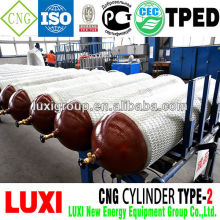 CNG composite gas cylinder for vehicles