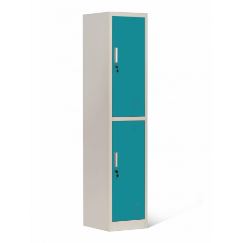 Single Tall Locker Cabinet 2 Compartment