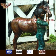 Square Garden statuary bronze statue of a man on horseback sculpture