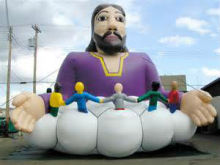 inflatable jesus