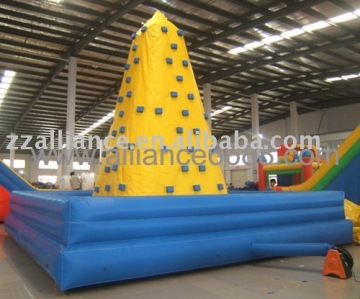 Square climbing inflatable climbing wall for adults