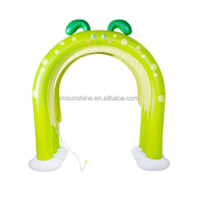 Amazon anak-anak baru cacing Green Worm Inflatable Sprinklers Arch